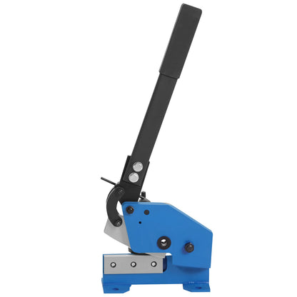 5" Manual Hand Plate Shear for Metal Sheet Processing, HS-5 Benchtop Cutter with Q235 Material, for Crafts Thick Steel Crafting, Heavy Duty Roll Press Machine for Builders, DIY Enthusiasts