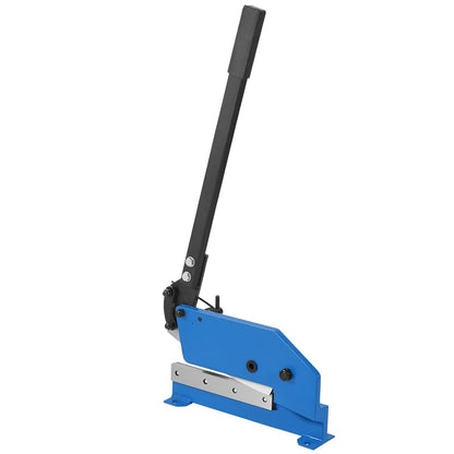 8" Manual Hand Plate Shear for Metal Sheet Processing, HS-8 Benchtop Cutter with Q235 Material, for Crafts Thick Steel Crafting, Heavy Duty Roll Press Machine for Builders, DIY Enthusiasts