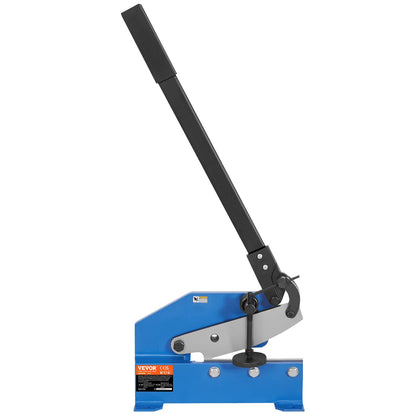 8" Manual Hand Plate Shear for Metal Sheet Processing, HS-8 Benchtop Cutter with Q235 Material, for Crafts Thick Steel Crafting, Heavy Duty Roll Press Machine for Builders, DIY Enthusiasts