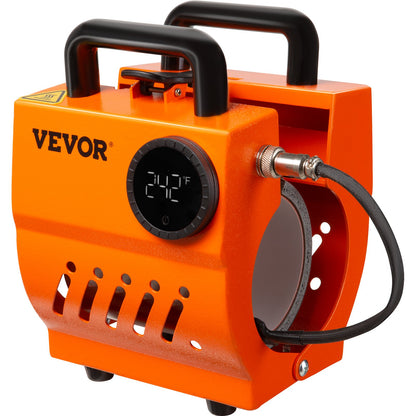 Tassen-Wärmepresse, Mini-Tassenpresse, DIY-Sublimationsrohlinge, 11–15 oz, Kaffeetassen, Trinkgläser, Hand-Leichtpresse als Weihnachtsgeschenk