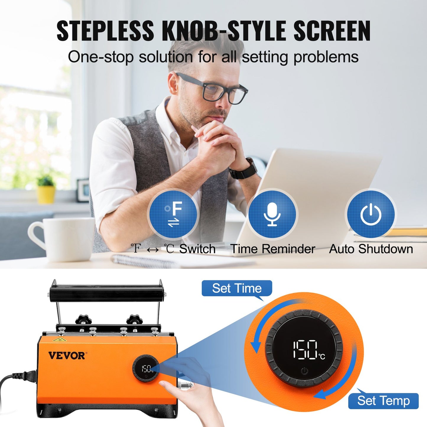 Tassen-Hitzepresse, 30-oz-Becher-Hitzepresse, Sublimationstransfer 11–15 oz, 16–25 oz, 30 oz gerade, schmale Becher, Tassen-Hitzepresse mit hitzebeständigen Handschuhen und Klebeband, DIY-Keramikbecher, Tassen, Gläser