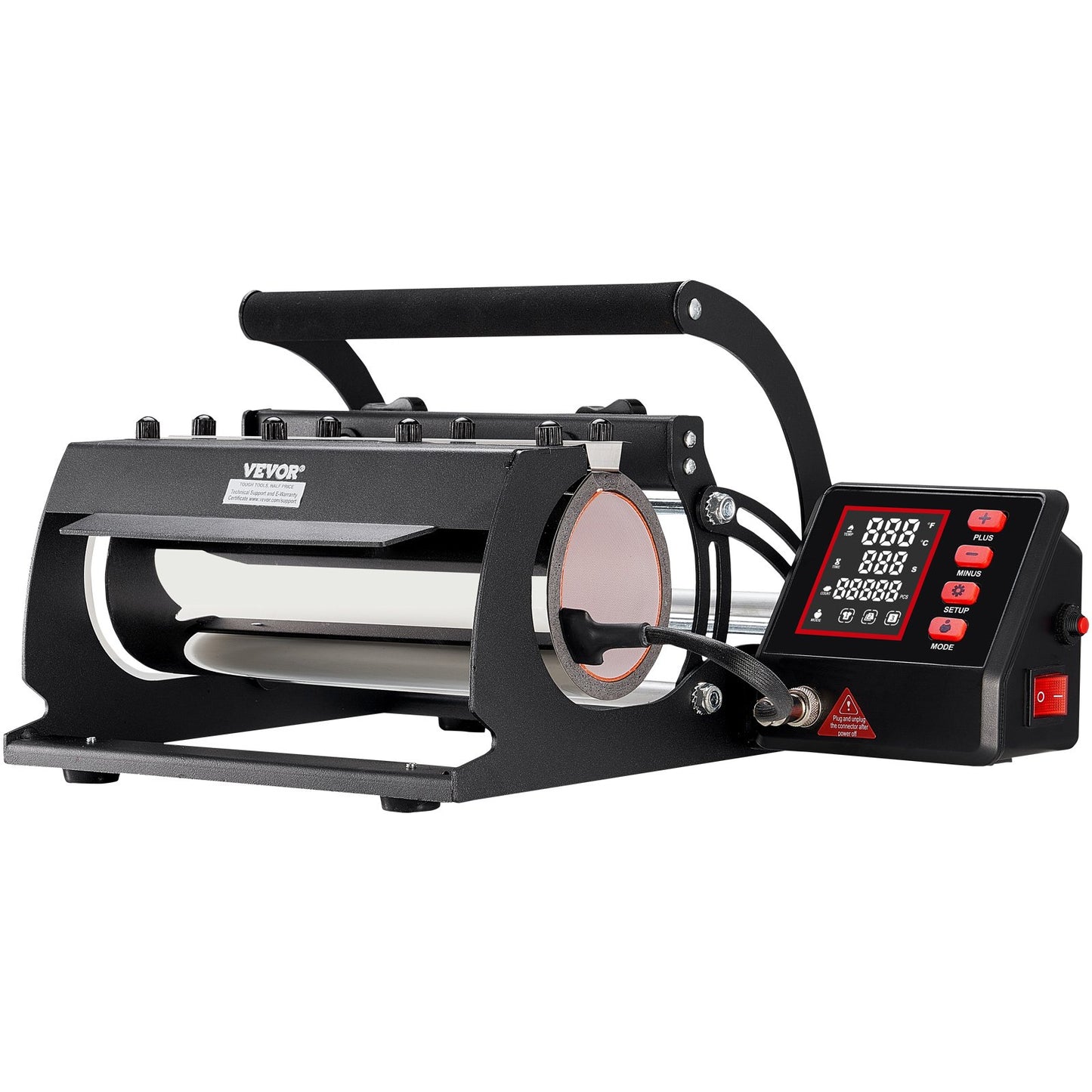 Tumbler Wärme Presse Maschine 11-30oz Becher Presse Sublimation Tumbler Schwarz