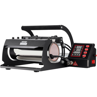 Tumbler Wärme Presse Maschine 11-30oz Becher Presse Sublimation Tumbler Schwarz