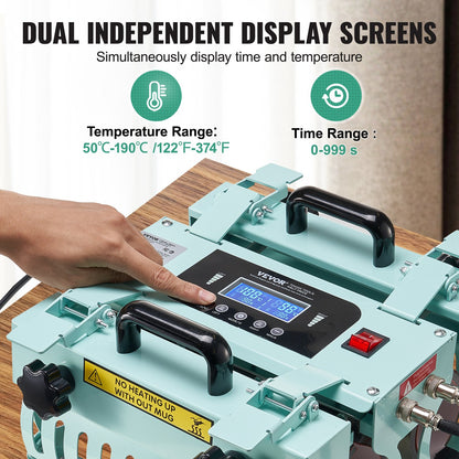Tumbler Wärme Presse Maschine 2 Station Heizung 11-30oz Becher Presse Sublimation