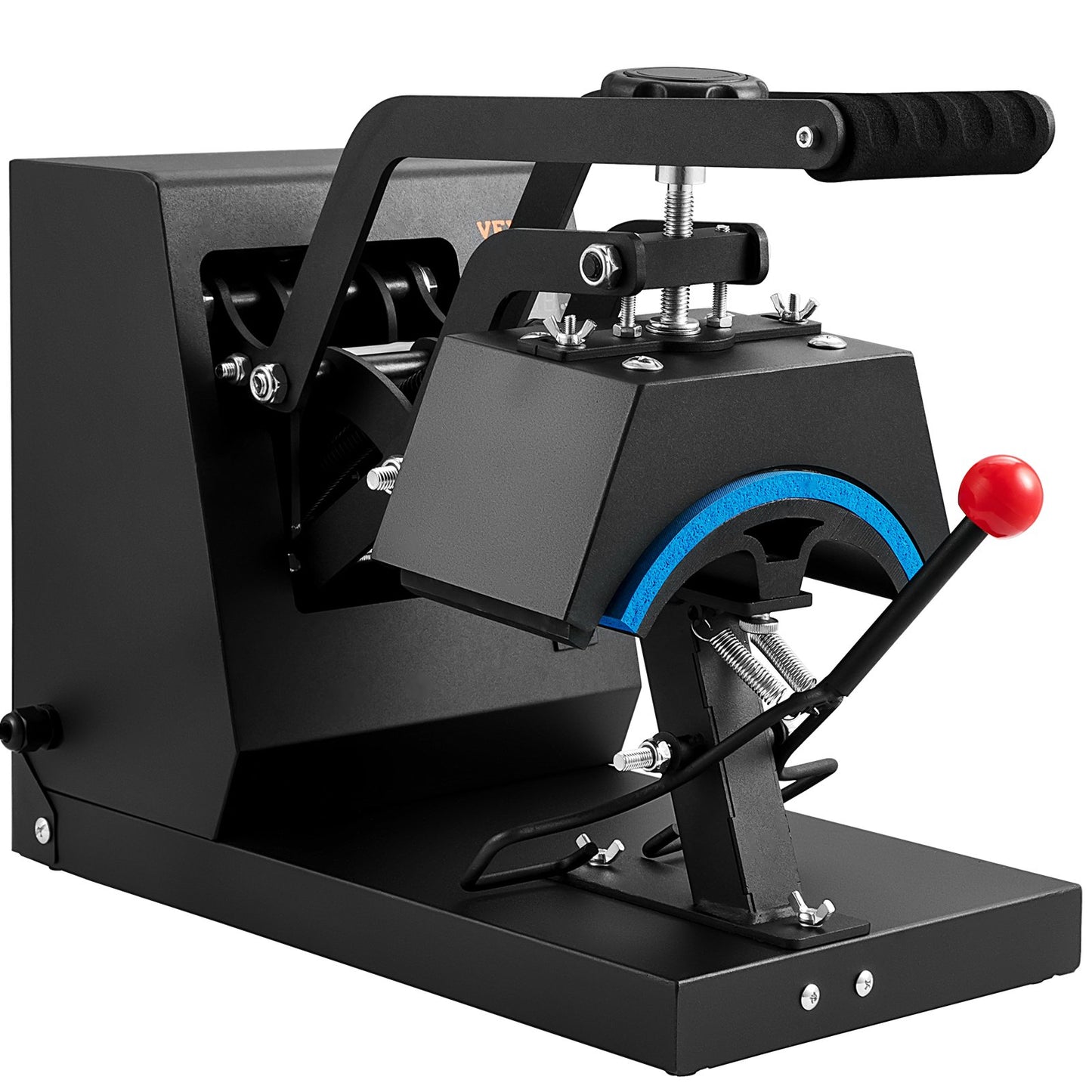 Hut-Hitzepresse, 4-in-1-Kappe-Hitzepresse, 6 x 3 Zoll, Clamshell-Sublimationstransfer, LCD-Digital-Timer, Temperaturregelung mit 4 gebogenen