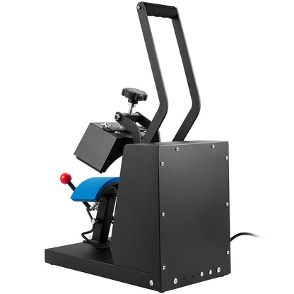 Hut-Hitzepresse, 4-in-1-Kappe-Hitzepresse, 6 x 3 Zoll, Clamshell-Sublimationstransfer, LCD-Digital-Timer, Temperaturregelung mit 4 gebogenen