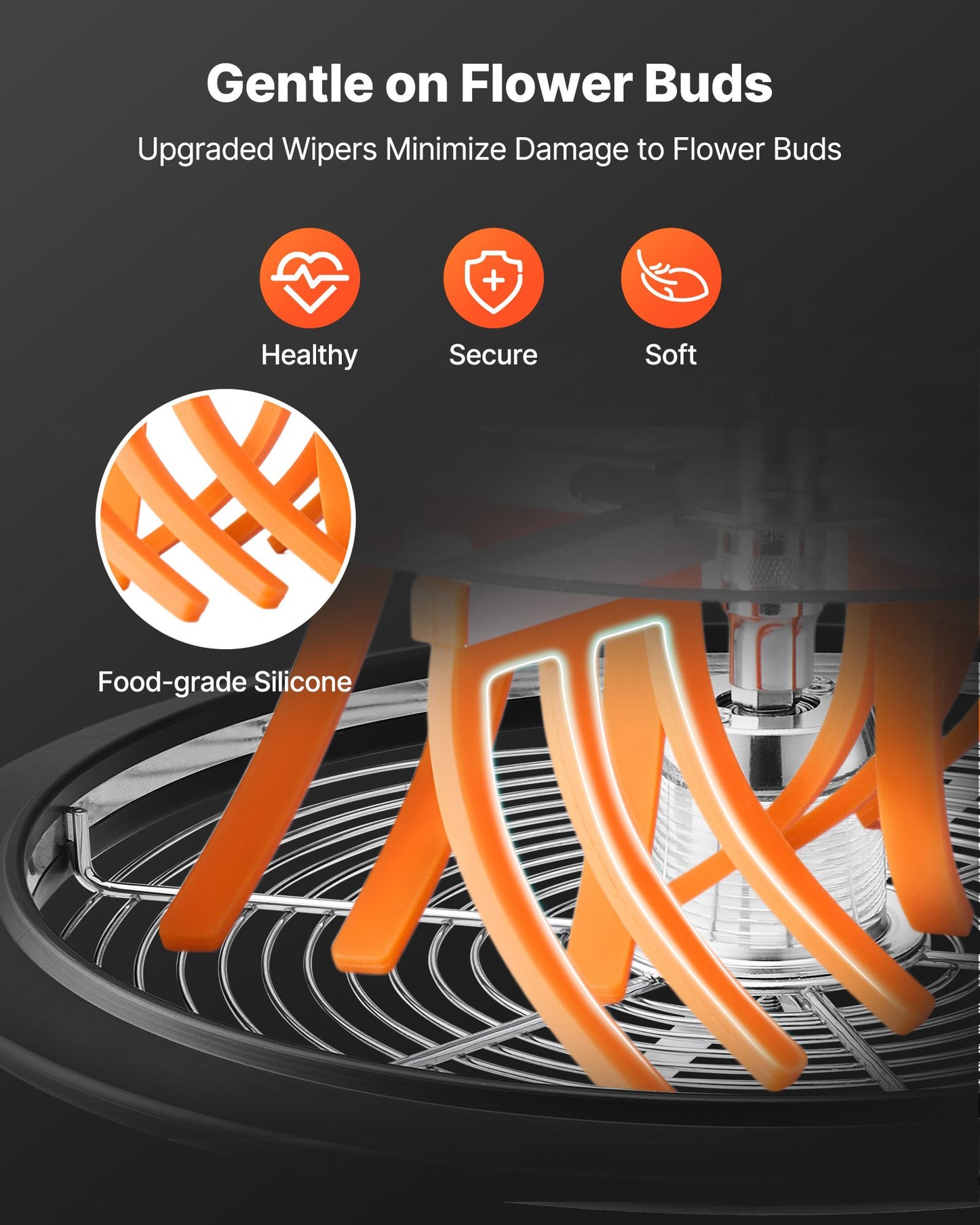 Bud Leaf Bowl Trimmer, 13 in Manual Bud Trimmer, with Sharp Stainless Steel Blades, Visual Cutting, Wet & Dry Hydroponic Cutting Machine, Twisted Spin Cut for Plants Leaves Buds Flowers