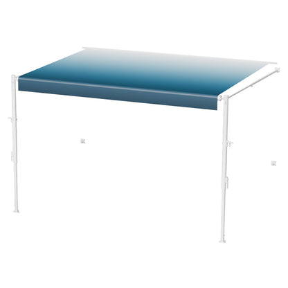 15' RV Ersättningsmarkis Manuell släpmarkis för de flesta DC12V husbilar