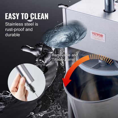 Manual Sausage Stuffer 10 L Vertical Sausage Maker 304 Stainless Steel