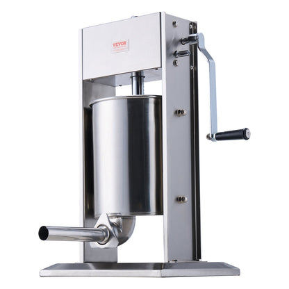 Manual Sausage Stuffer 10 L Vertical Sausage Maker 304 Stainless Steel