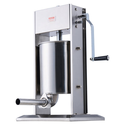 Manual Sausage Stuffer 10 L Vertical Sausage Maker 304 Stainless Steel