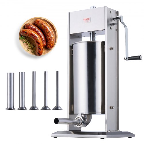 Manual Sausage Stuffer 15 L Vertical Sausage Machine 304 Stainless Steel