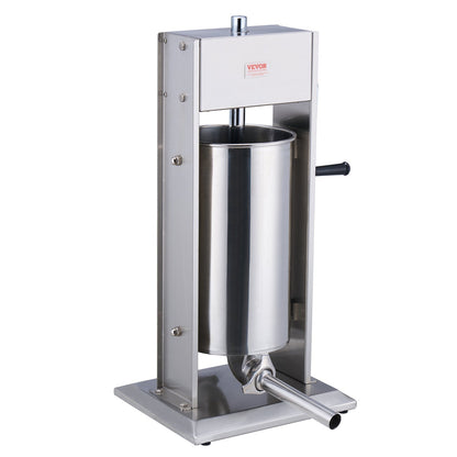 Manual Sausage Stuffer 15 L Vertical Sausage Machine 304 Stainless Steel
