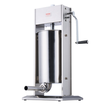 Manual Sausage Stuffer 15 L Vertical Sausage Machine 304 Stainless Steel