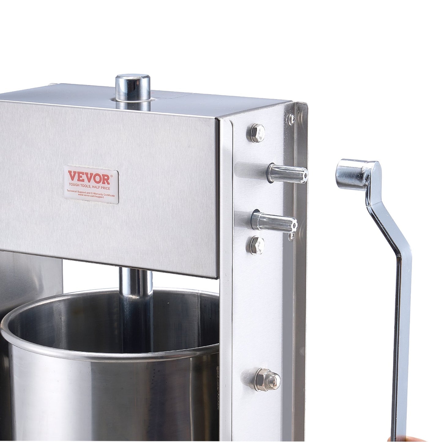 Manual Sausage Stuffer 15 L Vertical Sausage Machine 304 Stainless Steel