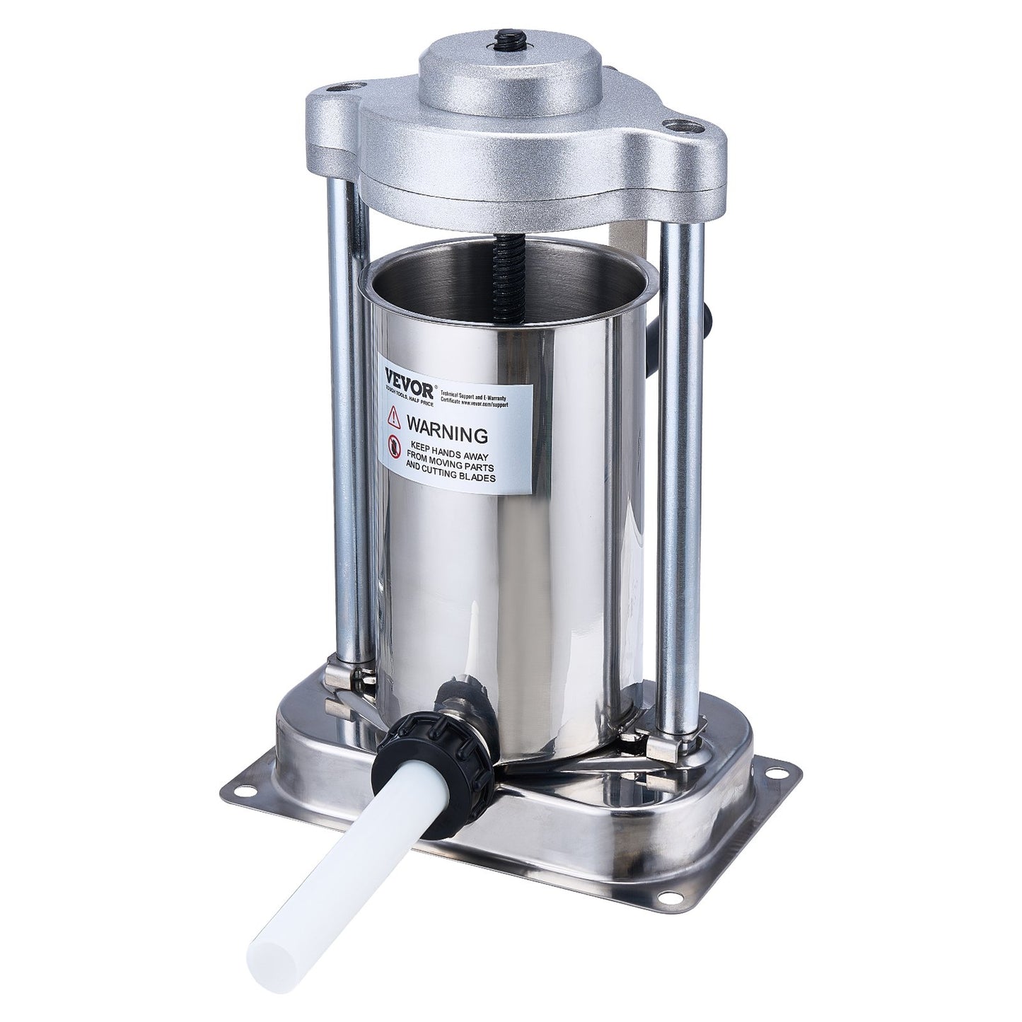 Manual Sausage Stuffer 2 L Vertical Sausage Maker 304 Stainless Steel