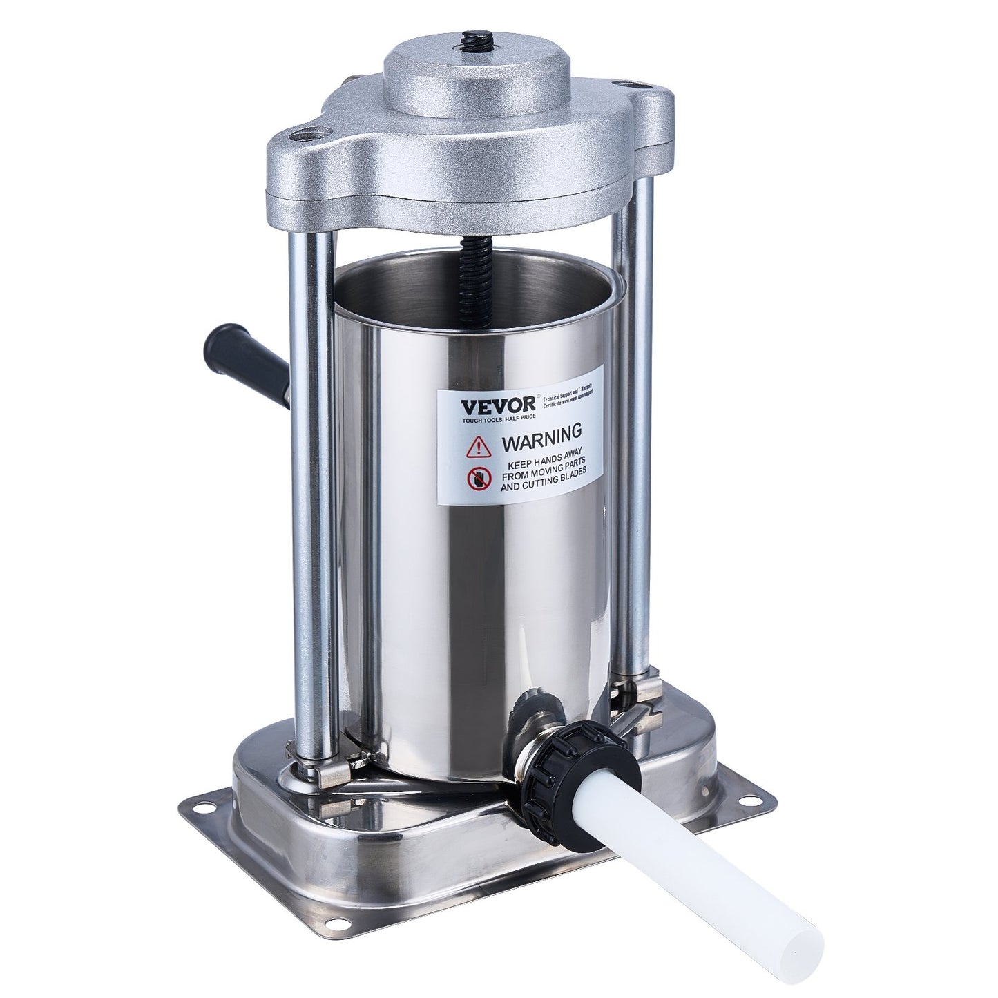 Manual Sausage Stuffer 2 L Vertical Sausage Maker 304 Stainless Steel
