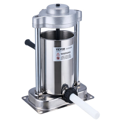 Manual Sausage Stuffer 2 L Vertical Sausage Maker 304 Stainless Steel