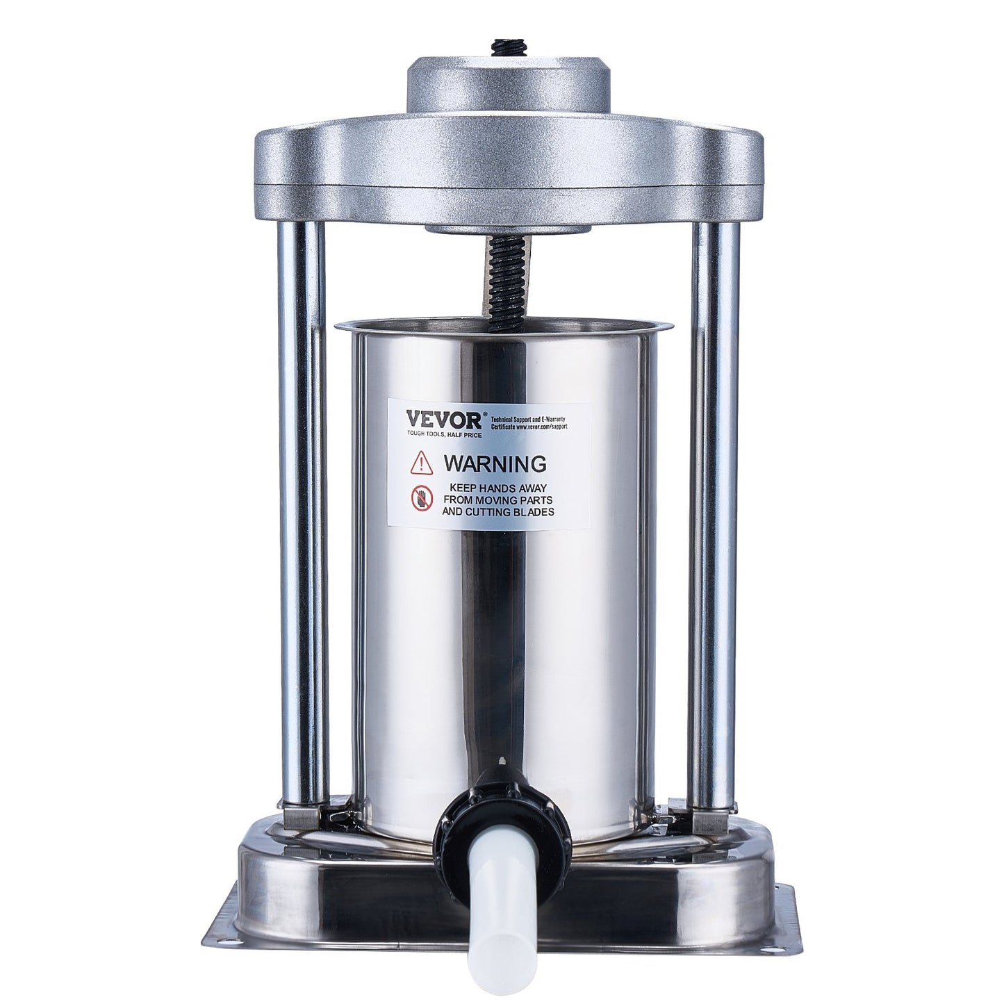 Manual Sausage Stuffer 2 L Vertical Sausage Maker 304 Stainless Steel