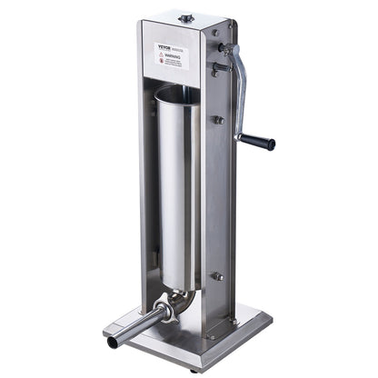 Manual Sausage Stuffer 7 L Vertical Sausage Maker 304 Stainless Steel
