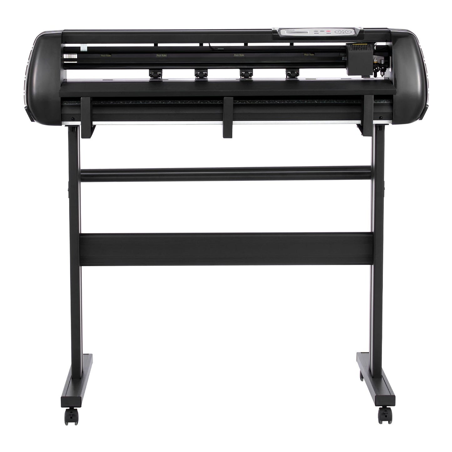 Vinyl Cutter Machine, 34 inch Max Feed Width, Dual Blades, Adjustable Force and Speed, LED Display, Vinyl Plotter Cutter Printer with Signmaster Software for Compatible with Windows and macOS