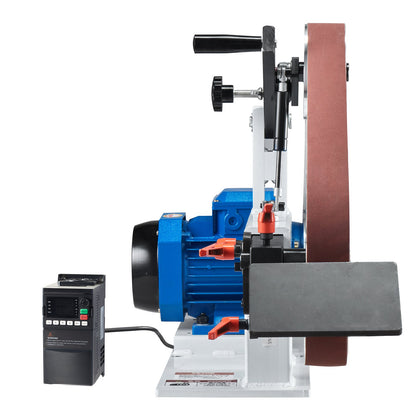 Belt Sander 72 x 2-Inch Variable Speed with VFD 3 Grinding Dies