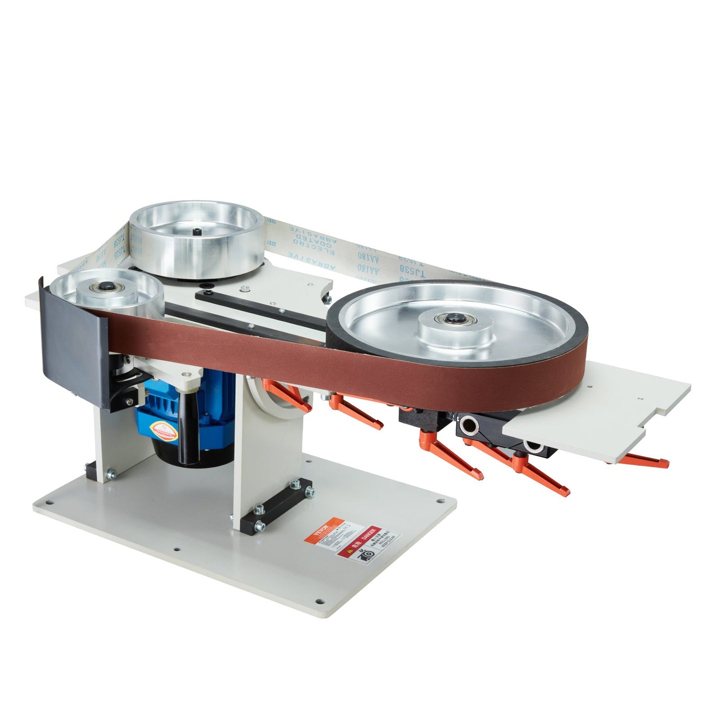 Belt Sander 72 x 2-inch Belt Polisher with VFD 3 Grinding Dies