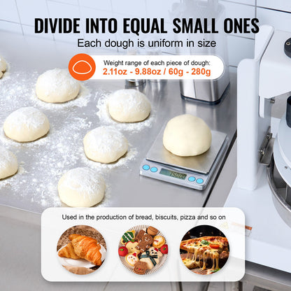 Manual Dough Divider 18 PCS Hand Press Dough Cutter Bread Machine for Bakery