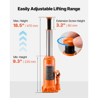 Hydraulischer Wagenheber, 10 Tonnen (22046 lbs), Autoreparatur | EU