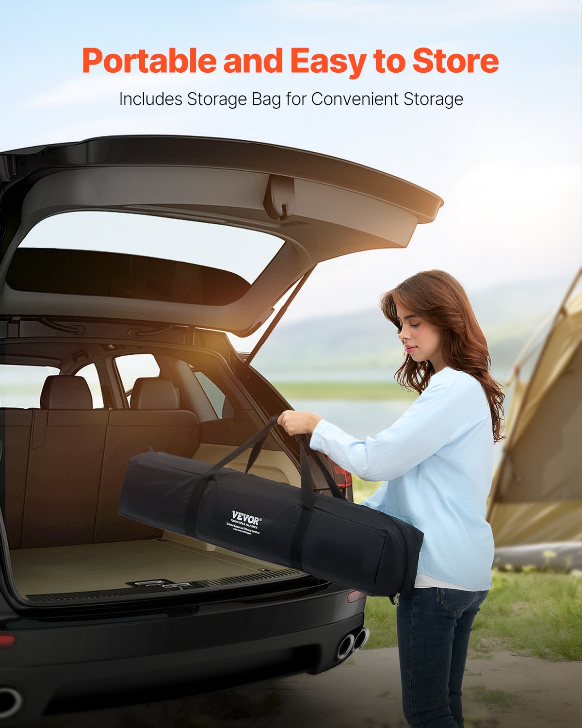 Luftmatratze mit Rahmen und Pumpe, aufblasbare Campingmatratze für 1 Person, 136 kg