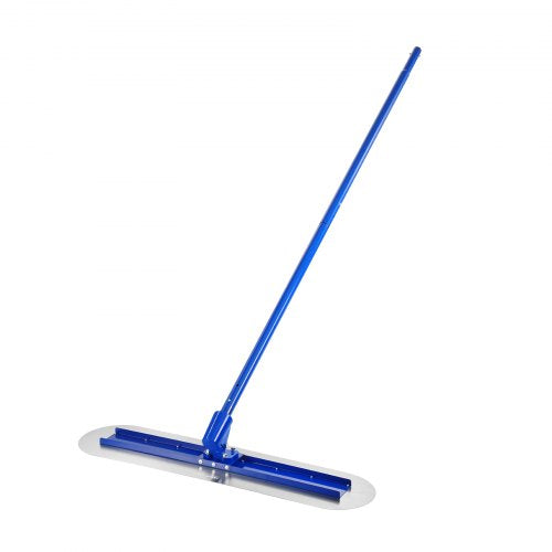 Bull Float Magnesium Concrete Float, 47.24 x 7.28 Inch Round End Concrete Float Tool with 4 Aluminum Alloy Replaceable Handles, Cement Finishing Float for Various Industrial Applications