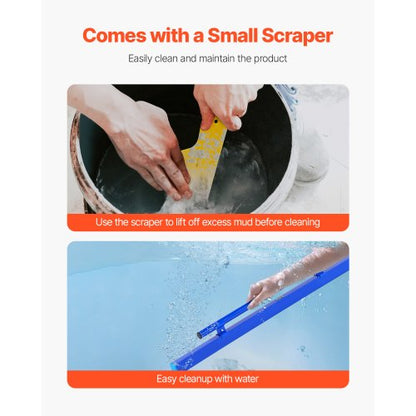 Concrete Screed 48 in concrete leveling tool with removable handle clamp | EU