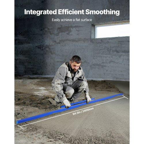 Betonnivellierwerkzeug 96 Zoll mit abnehmbarem Griff und Klemme | EU