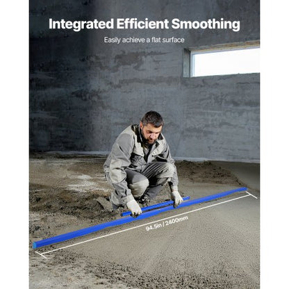 Betonnivellierwerkzeug 96 Zoll mit abnehmbarem Griff und Klemme | EU