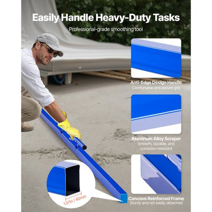 Betonnivellierwerkzeug 96 Zoll mit abnehmbarem Griff und Klemme | EU