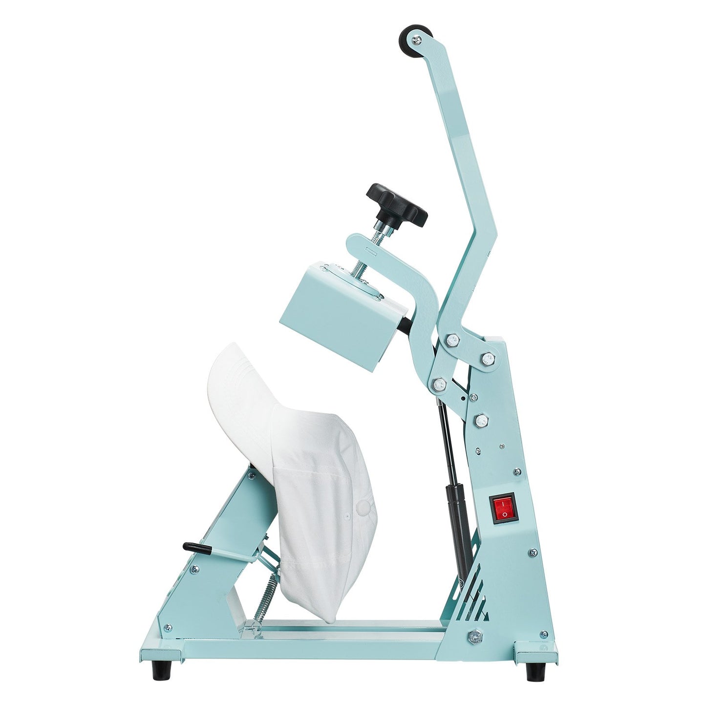 Hat Heat Press Machine, with 4pcs Interchangeable Platens, Precise Temperature and Time Control, Hat Press for HTV Iron On and Sublimation Projects, for Caps, Headbands, Cuffs, Face Masks, Green