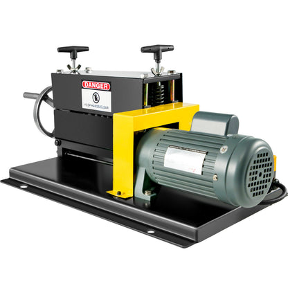 400W elektrisk trådavisoleringsmaskin, 1,5-38 mm bärbar automatisk trådavskiljare, kabelbänksmaskin med 10 blad för återvinning av kopparskrot