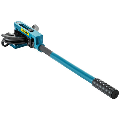 Pipe Bender 3/8 to 1 Inch Pipe Bender Pipe Bender 10 to 25mm Bending Former Pipe Bending Kit 7 Round Punches Size for Copper Brass Aluminum Stainless Steel Pipe