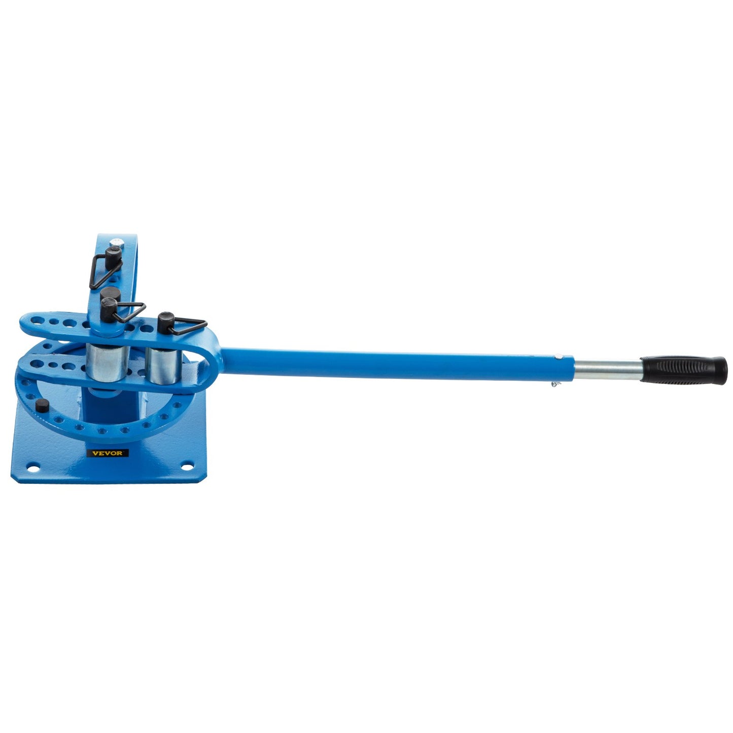 YP-9 Manual Benchtop Compact Bender Bending Machine 7 Dies 1-3 Inch Metal Fabrication Rod Bender 44ft Mount Powdercoat Telescopic Handle