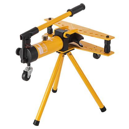 Manual hydraulic pipe bending machine 10 ton manual hydraulic pipe bending machine 1/4"-1" diameter 6 nozzles for heating and pipe construction