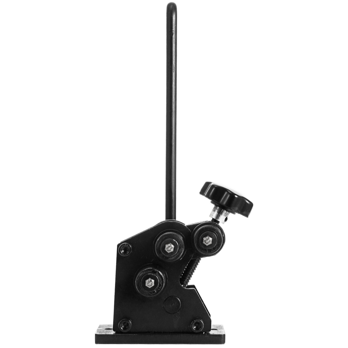 Manual Plate Steel Ring Bender 13-1/2inch Single Pinch Portable Hand Crank Ring Handle Rolling 3inch And Larger Circular Rings