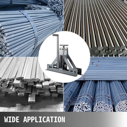 1-1/2\" Tubing Rolling Bender Manual Square & Rectangular Tube Bender 14 Gauge Roller Tubing Roller Flat Bar Bender For Mild Steel Cooper & Aluminum