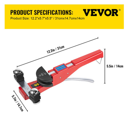 Manual Tube Bender Kit 7 Heads 1/4