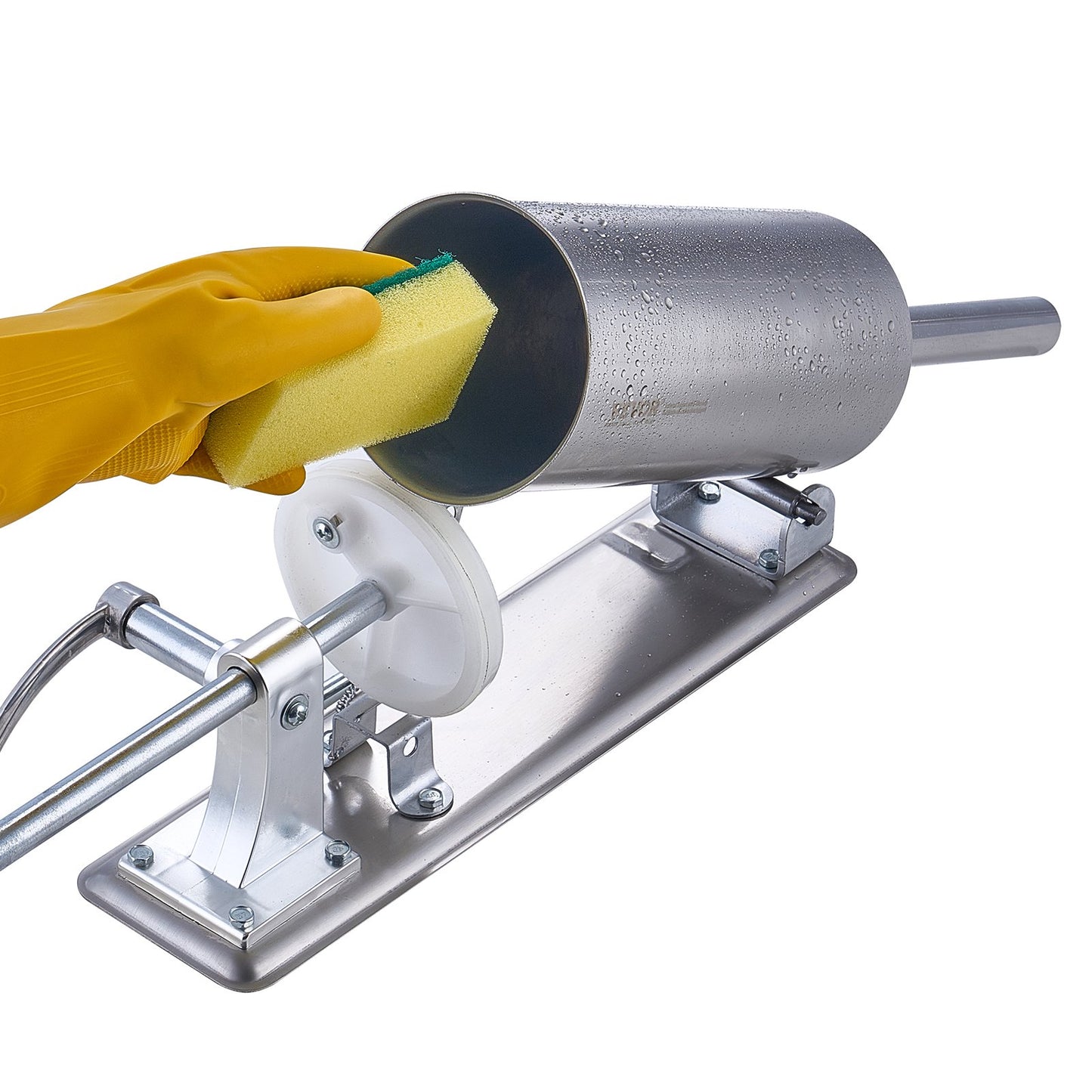 Manual Sausage Stuffer 2.5L Horizontal Sausage Maker 201 Stainless Steel