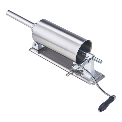 Manual Sausage Stuffer 2.5L Horizontal Sausage Maker 201 Stainless Steel