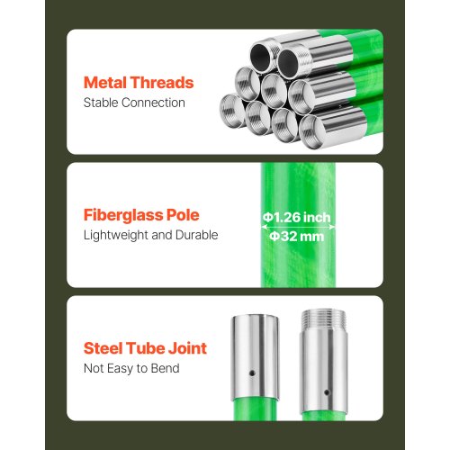 Manual Pole Saw Extendable Pole Tree Pruner 118-809.3 cm with Scissors | EU