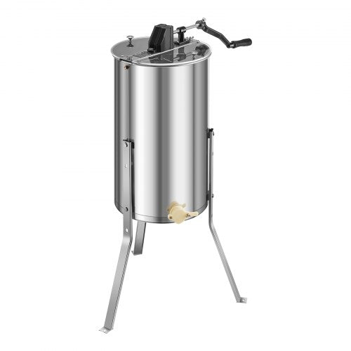 Manual Honey Extractor with 2 Frames Honey Spinner Beekeeping Stainless Steel | EU