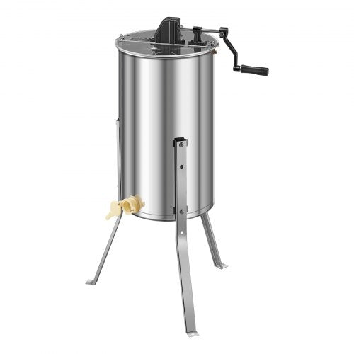 Manual Honey Extractor with 2 Frames Honey Spinner Beekeeping Stainless Steel | EU