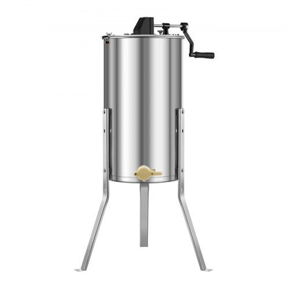 Manual Honey Extractor with 2 Frames Honey Spinner Beekeeping Stainless Steel | EU
