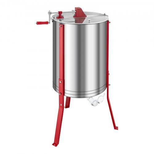 Manual Honey Extractor 6 Frames Honey Spinner Beekeeping Stainless Steel